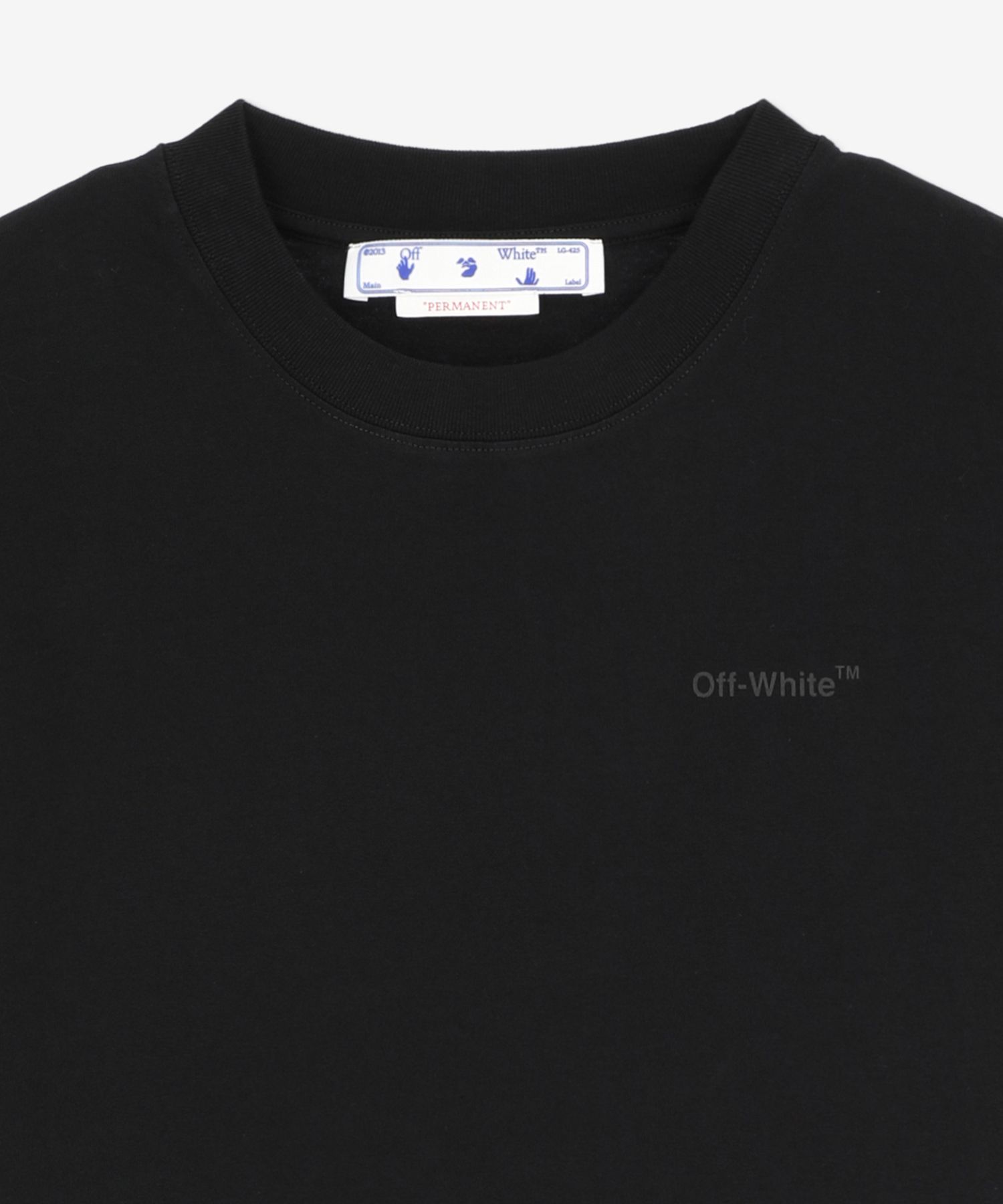 MUSINSA公式 | Off White Diag Tab Slim Short-Sleeved T-Shirt