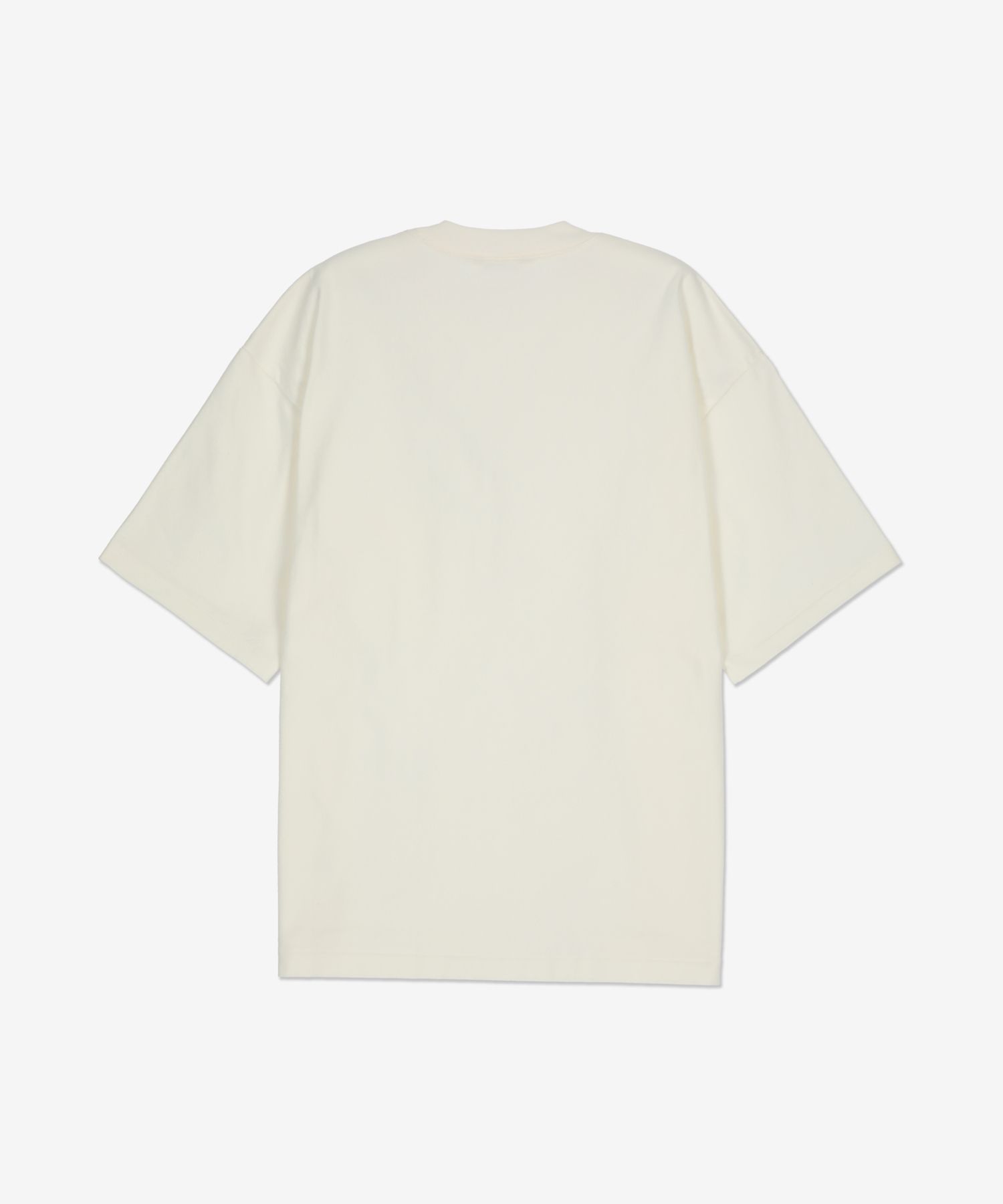 MUSINSA | AURALEE Stand-up Short-sleeved T-shirt - White