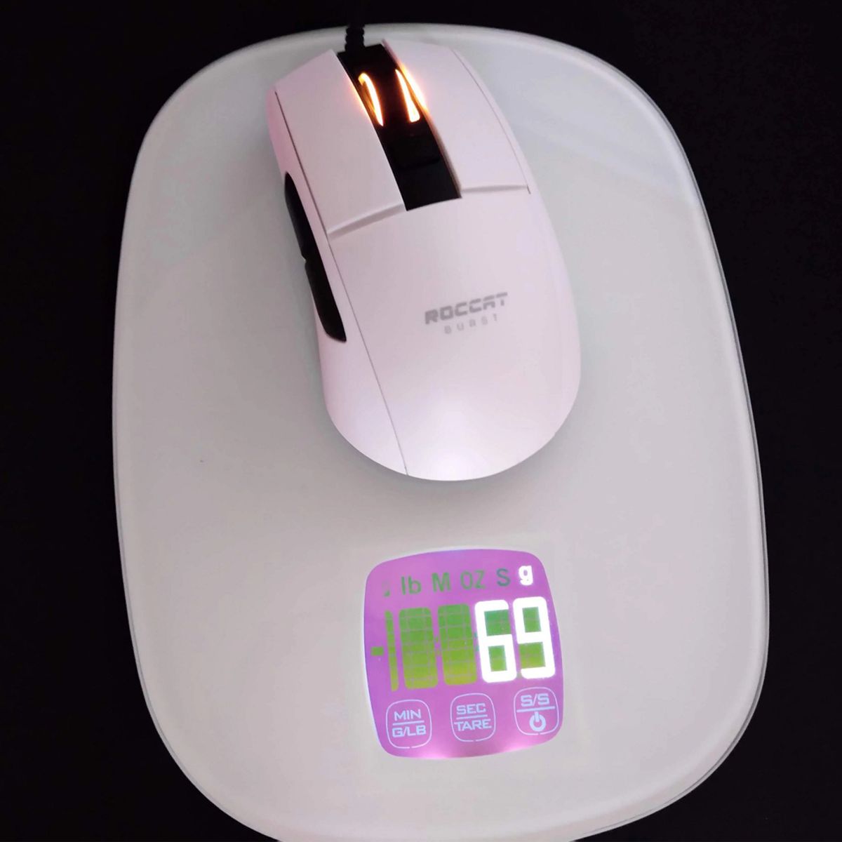 로캣(ROCCAT) 버스트 코어 Burst Core 게이밍 마우스 (White)
