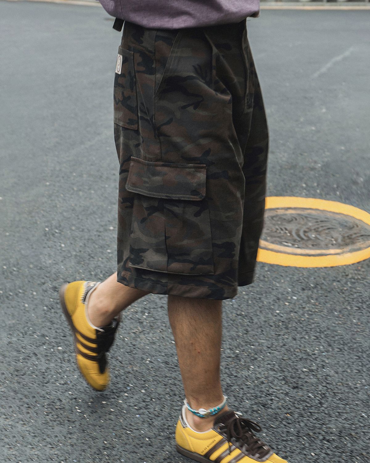 카락터(KARACTOR) Cargo bermuda shorts / Camo