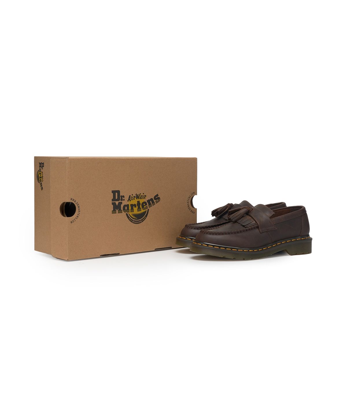 닥터마틴(DR.MARTENS) 아드리안 크레이지 호스 다크 브라운 / 30917201