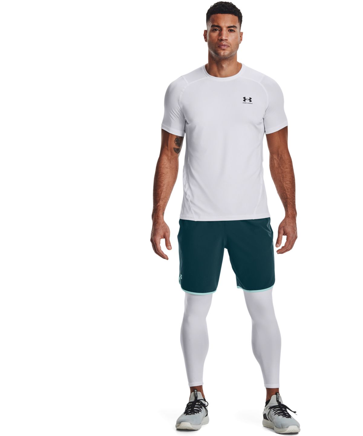 언더아머(UNDERARMOUR) 히트기어 레깅스 1361586-100