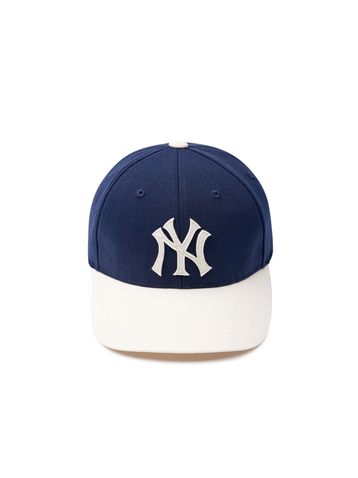 엠엘비 키즈(MLB KIDS) 베이직 바시티 원포인트 배색 볼캡 NY (D.Navy)