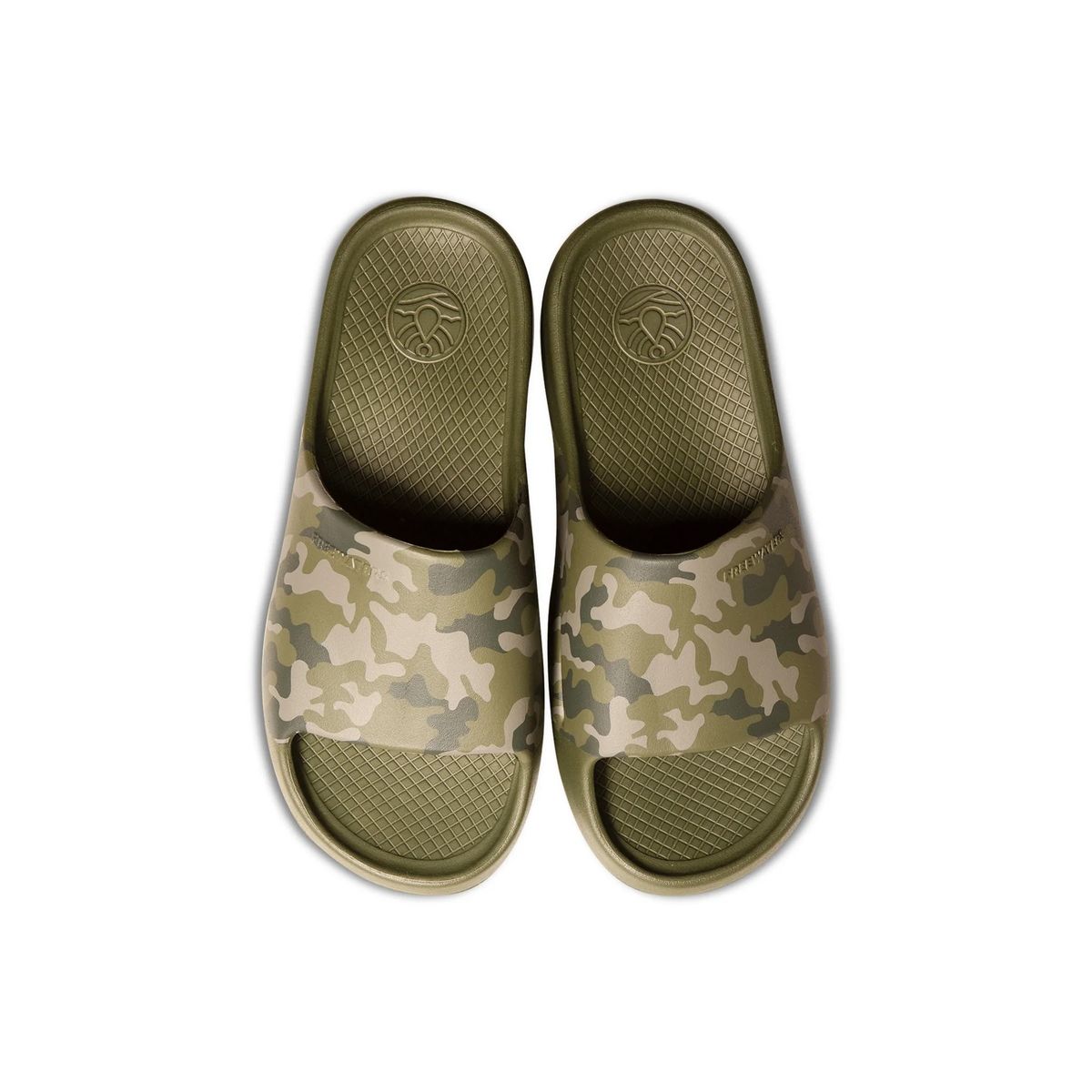 프리워터스(FREEWATERS) 클라우드9 슬라이드 OLIVE CAMO