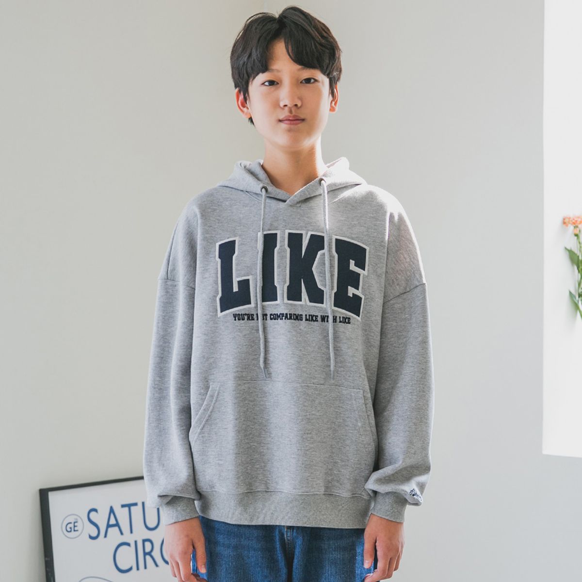 앨빈클로 주니어(ALVINCLO JUNIOR) LIKE 후드티 J2838 5컬러