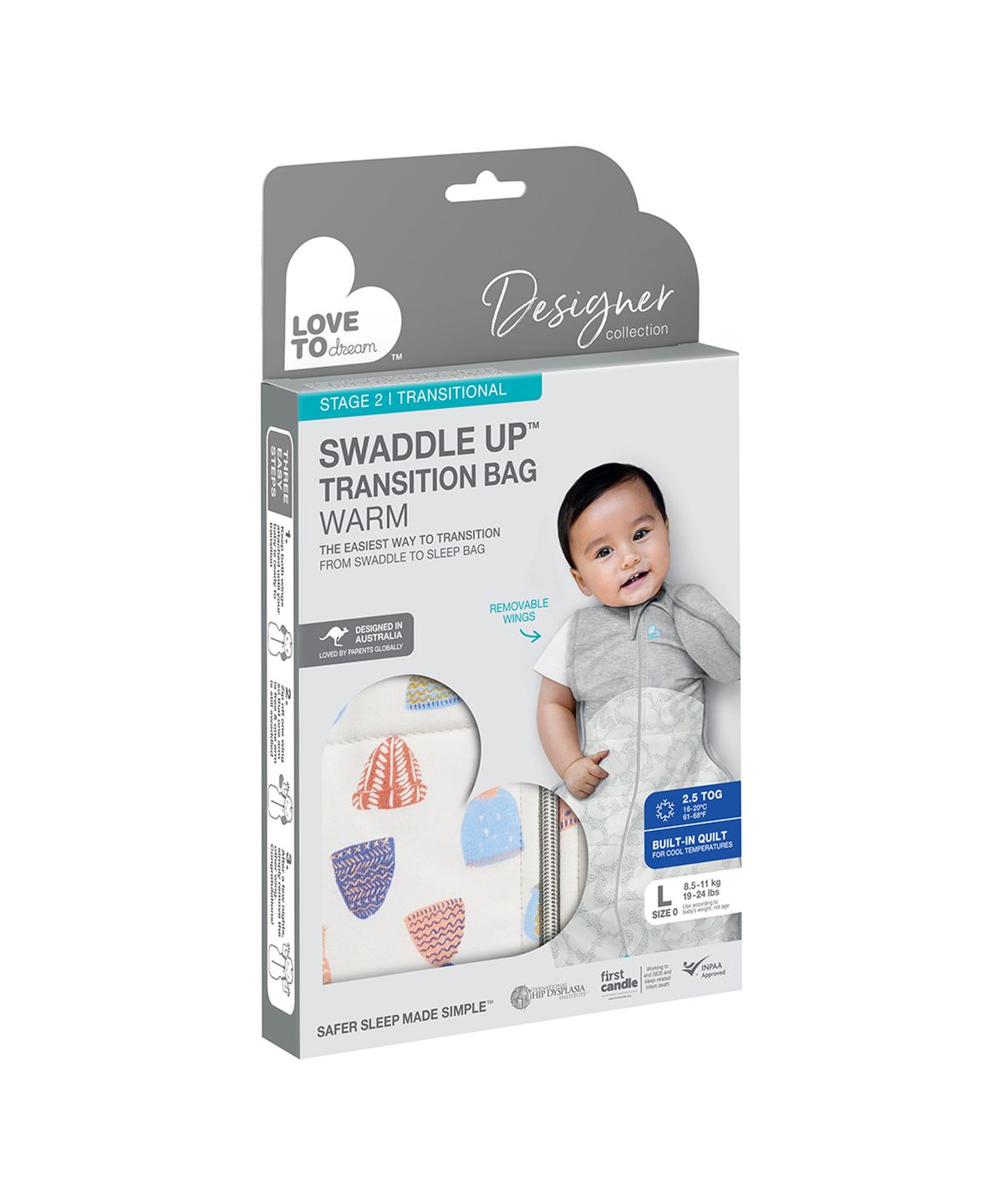 스와들업(SWADDLE UP) 50/50윈터웜 해피화이트