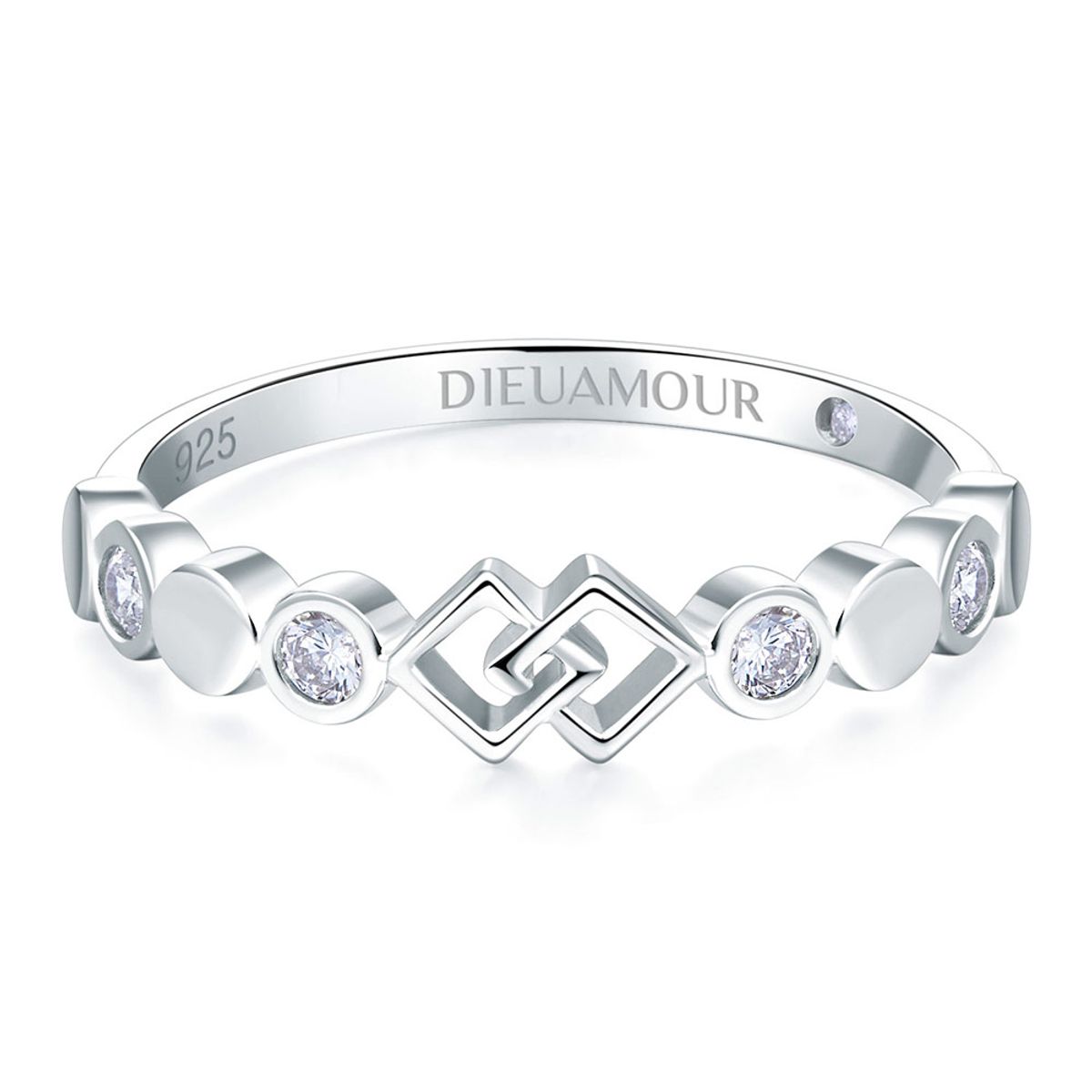 디유아모르(DIEUAMOUR) 실버 925 브리앙뜨무아르 다이아 반지