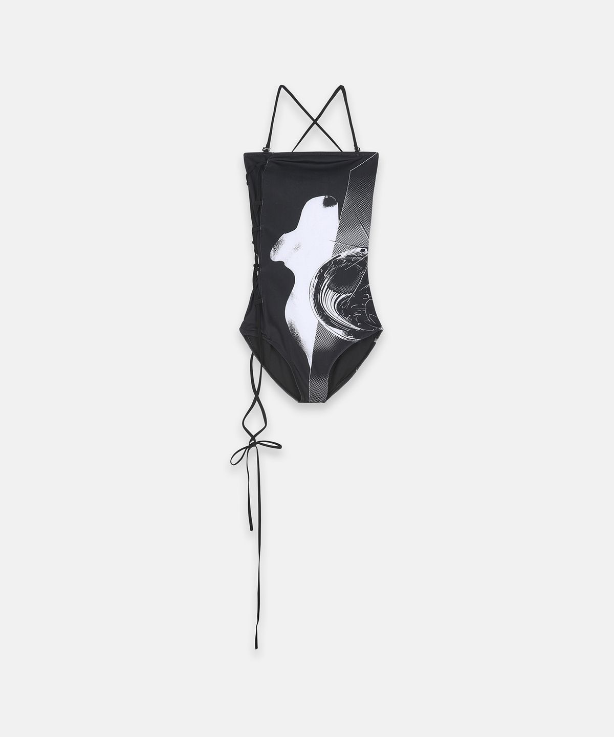 나체(NACHE) COSMIC SWIM SUIT BLACK