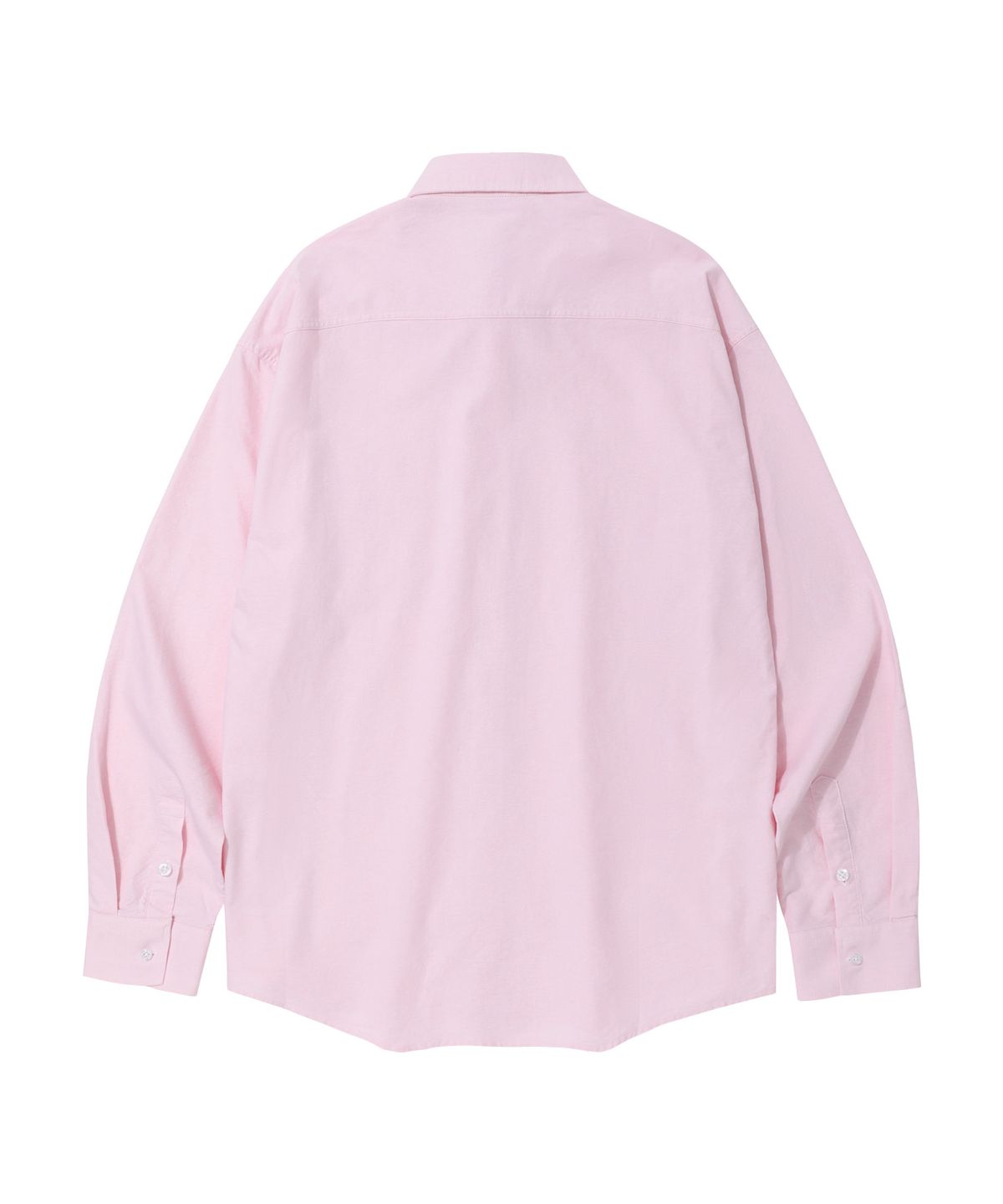 스탠즈(STENDS) [M~4XL] 아치 로고 옥스포드 워싱 셔츠_핑크