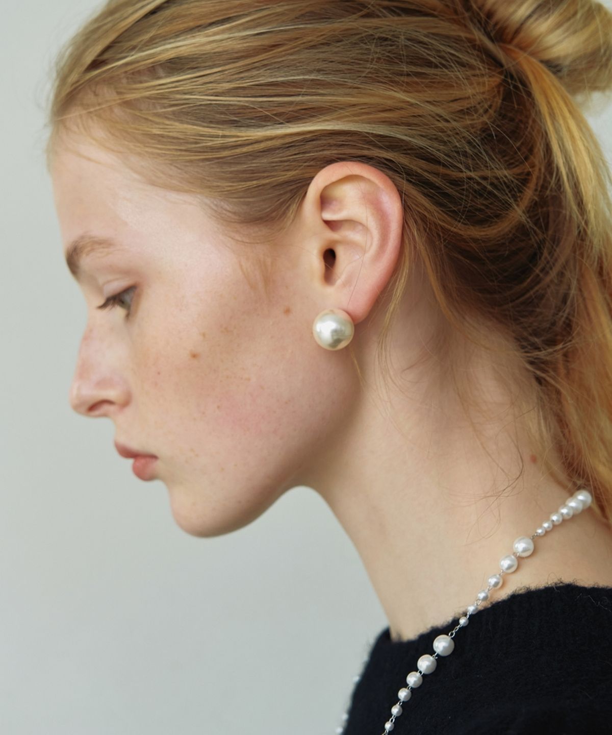 러브미몬스터(LOVE ME MONSTER) Pearl & Pearl Earrings