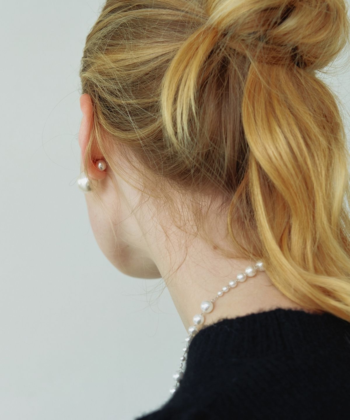 러브미몬스터(LOVE ME MONSTER) Pearl & Pearl Earrings
