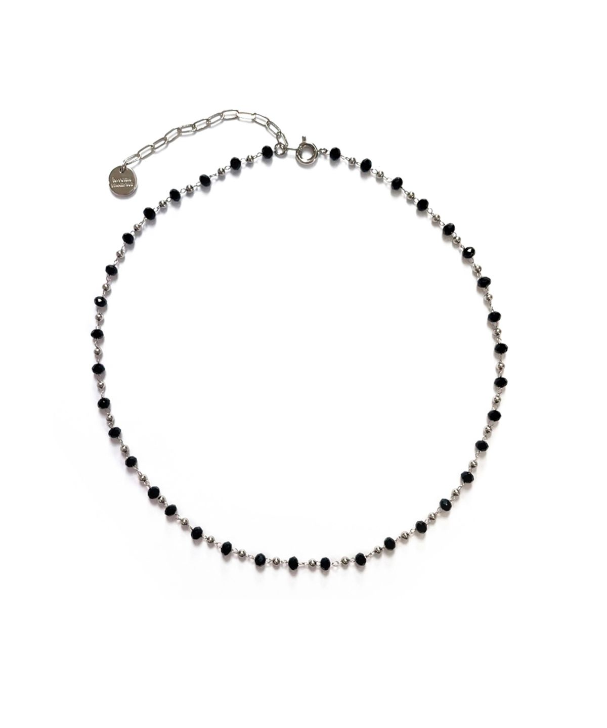 러브미몬스터(LOVE ME MONSTER) [Surgical] Ball & Black Crystal Choker