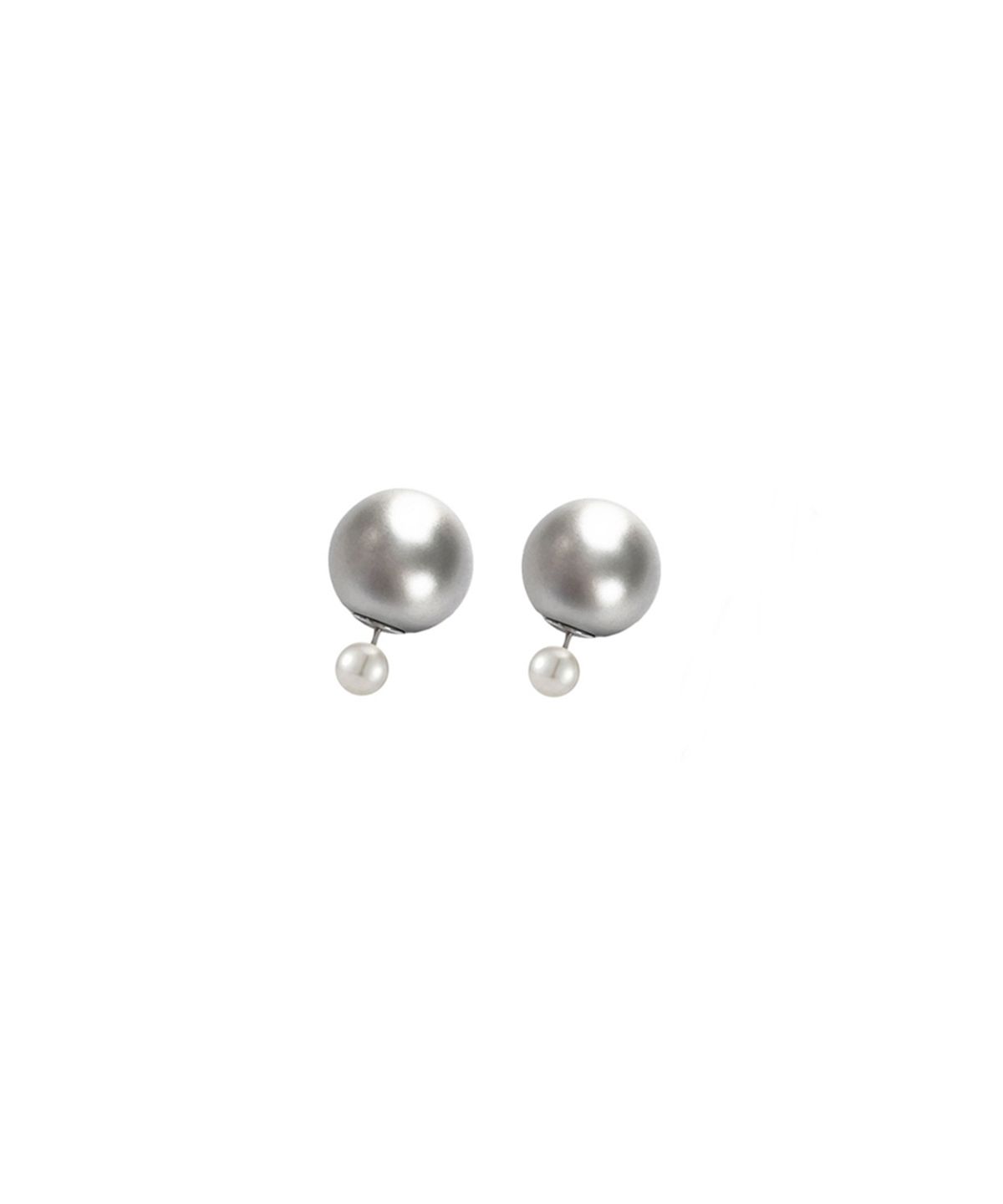 러브미몬스터(LOVE ME MONSTER) Silver Pearl & Pearl Earrings