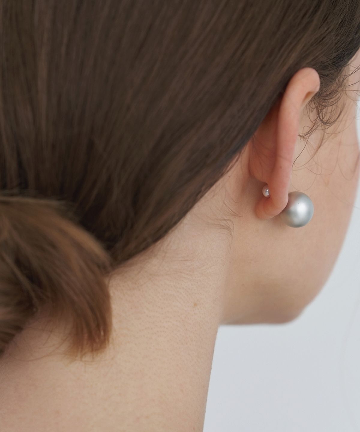 러브미몬스터(LOVE ME MONSTER) Silver Pearl & Pearl Earrings
