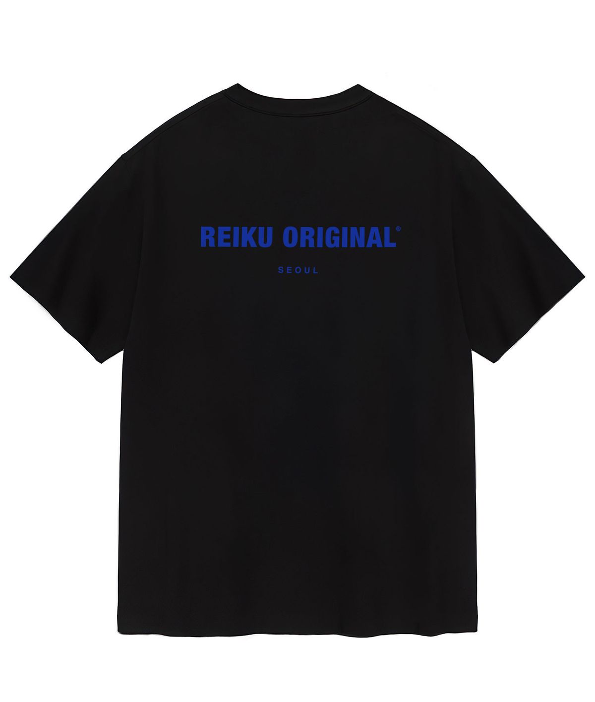 레이쿠(REIKU) RK 003 Blue short sleeved tshirt black 블랙 반팔티
