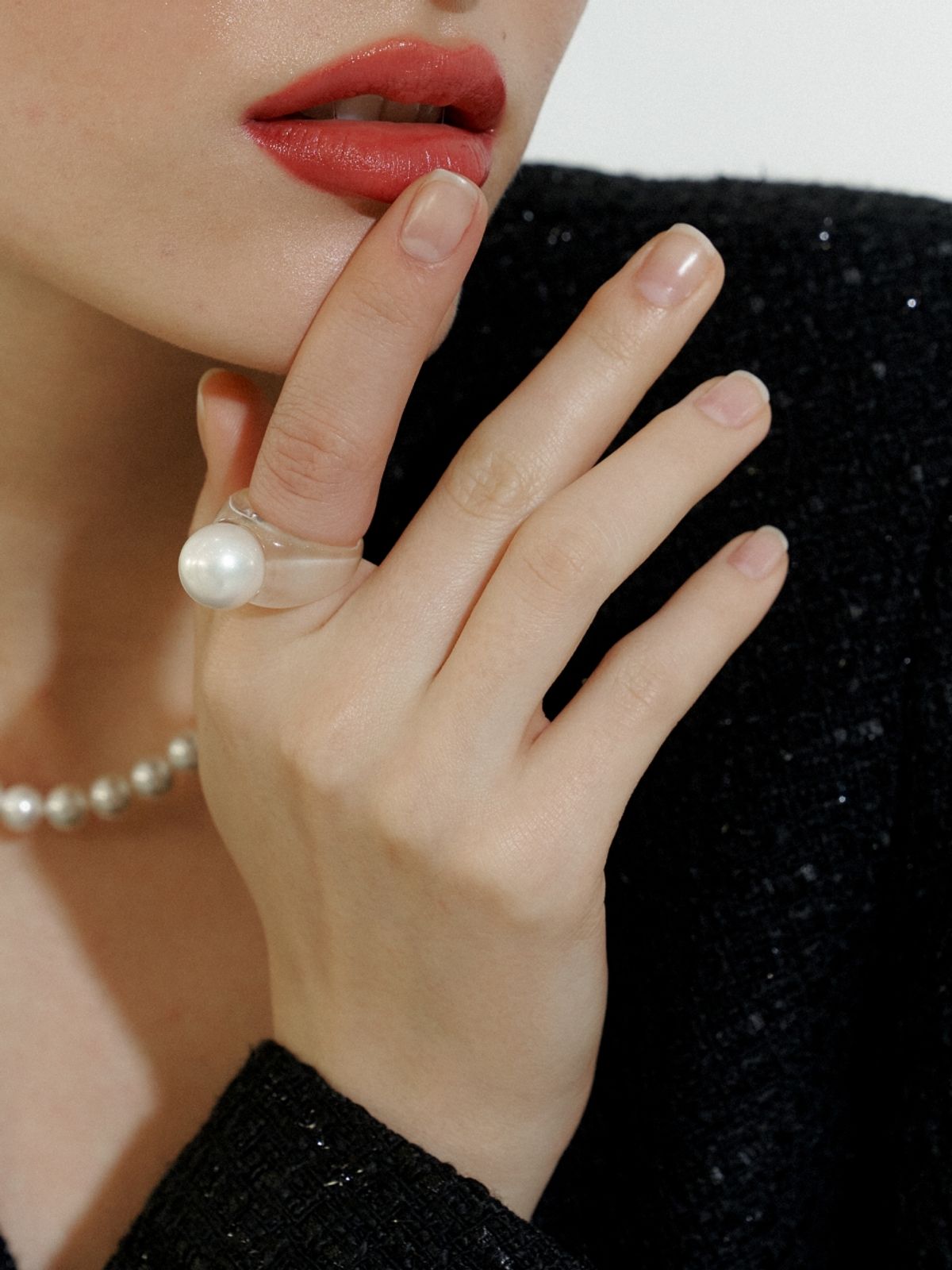 러브미몬스터(LOVE ME MONSTER) Soft Pearl Ring