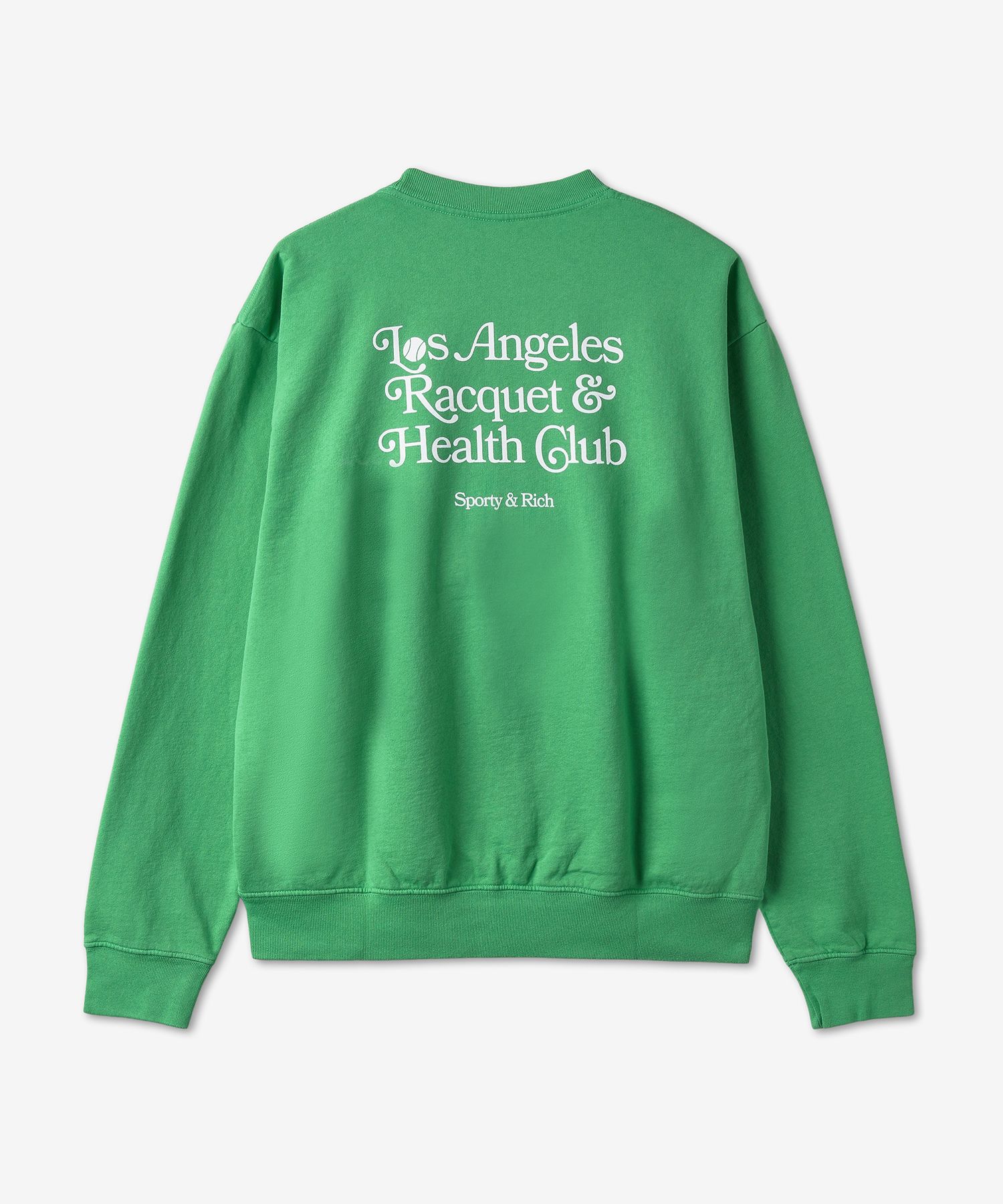 ☆Sporty & Rich☆ New Health Slogan Print Sweatshirt Forest