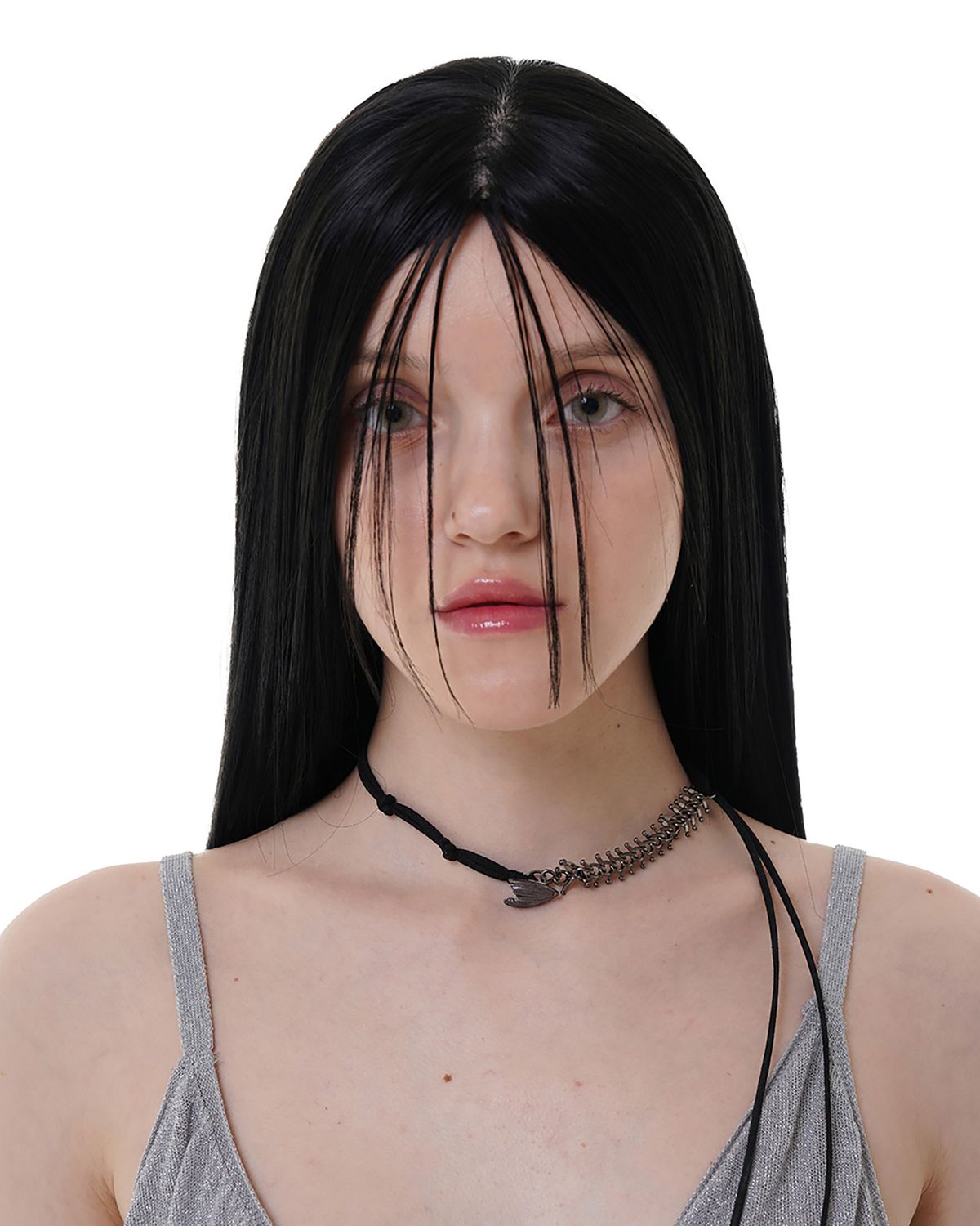 루루(RURU) FISH BONE NECKLACE BLACK