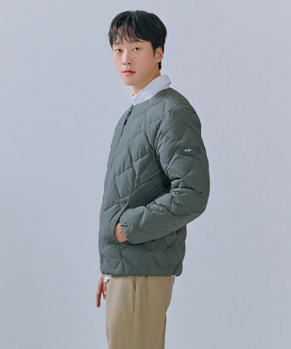 체이스컬트(CHASECULT) 남성 U넥 경량 패딩 점퍼-CFZK4701C0V