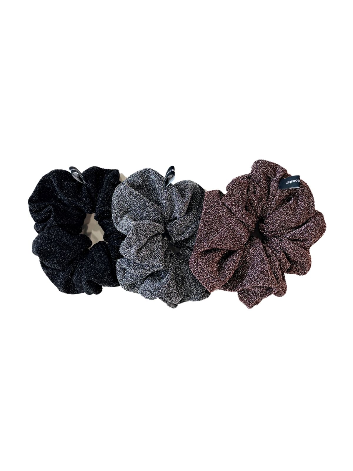 러브미몬스터(LOVE ME MONSTER) Glitter Hair Scrunches M_3Color