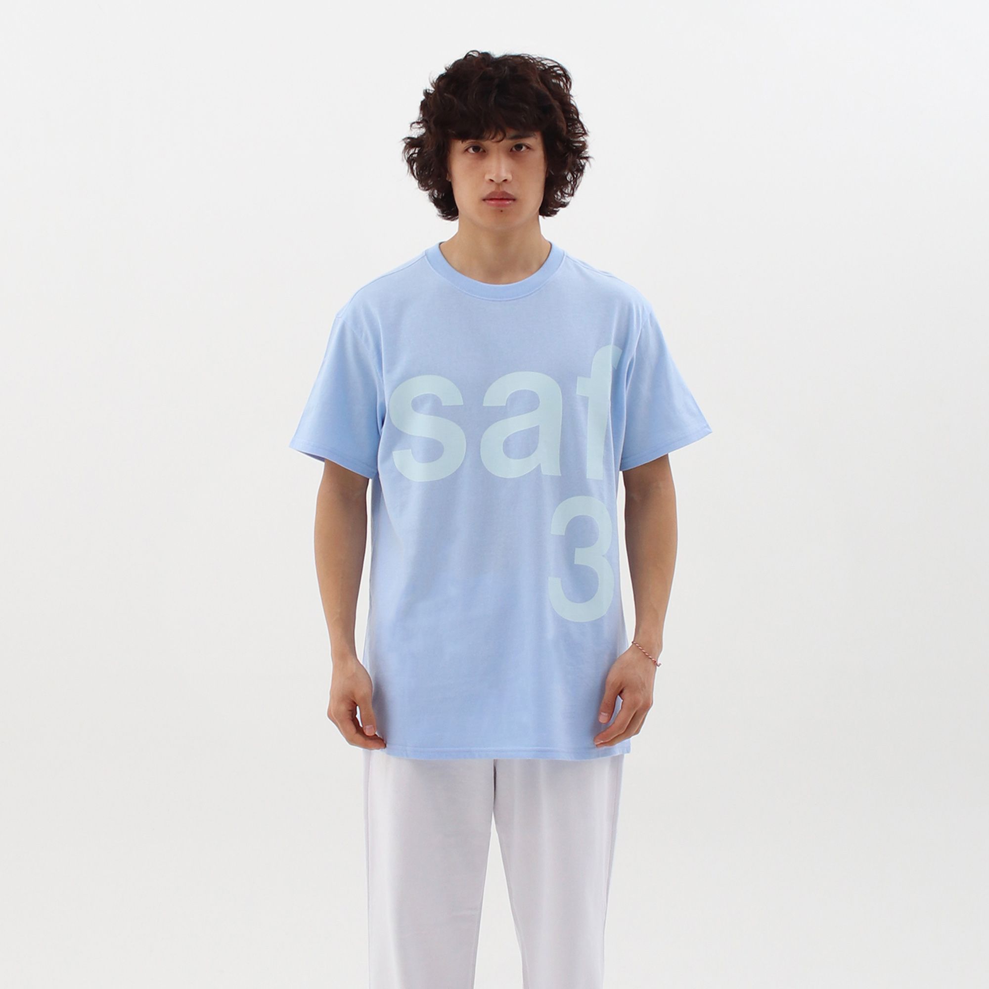 MUSINSA公式 | SAFARISPOT Basic Safari T-Shirt - Sky