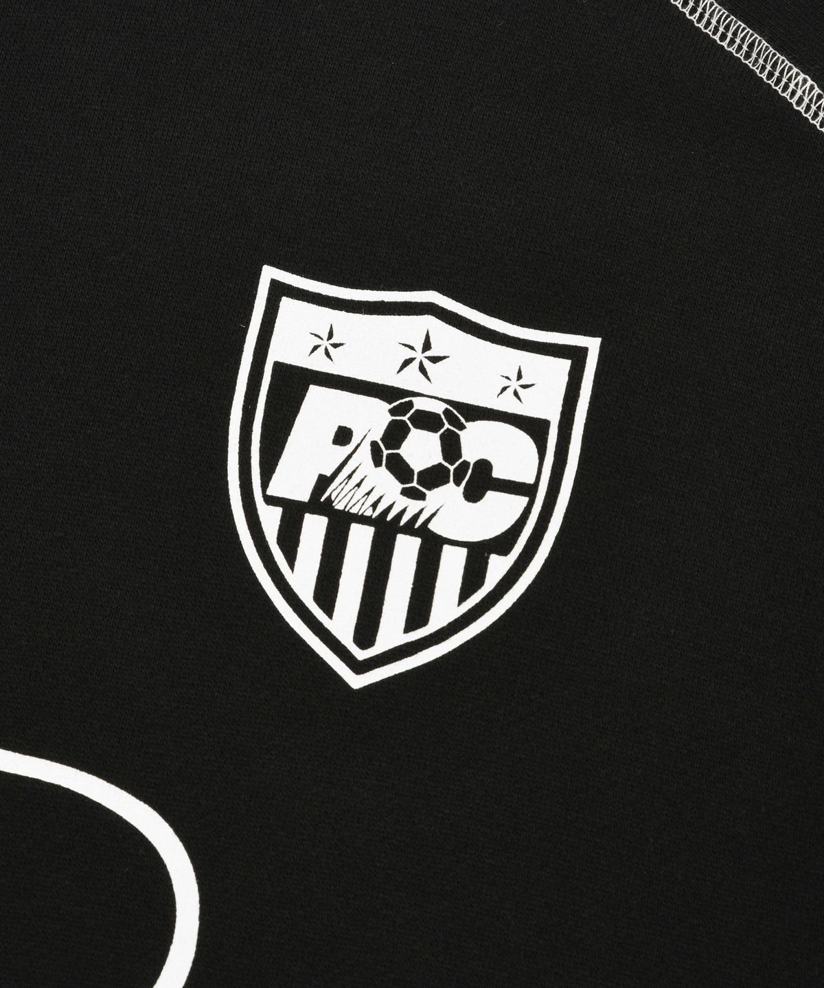 리트리버클럽(RETRIEVER CLUB) HOWLING SOCCER CREWNECK [BLACK]