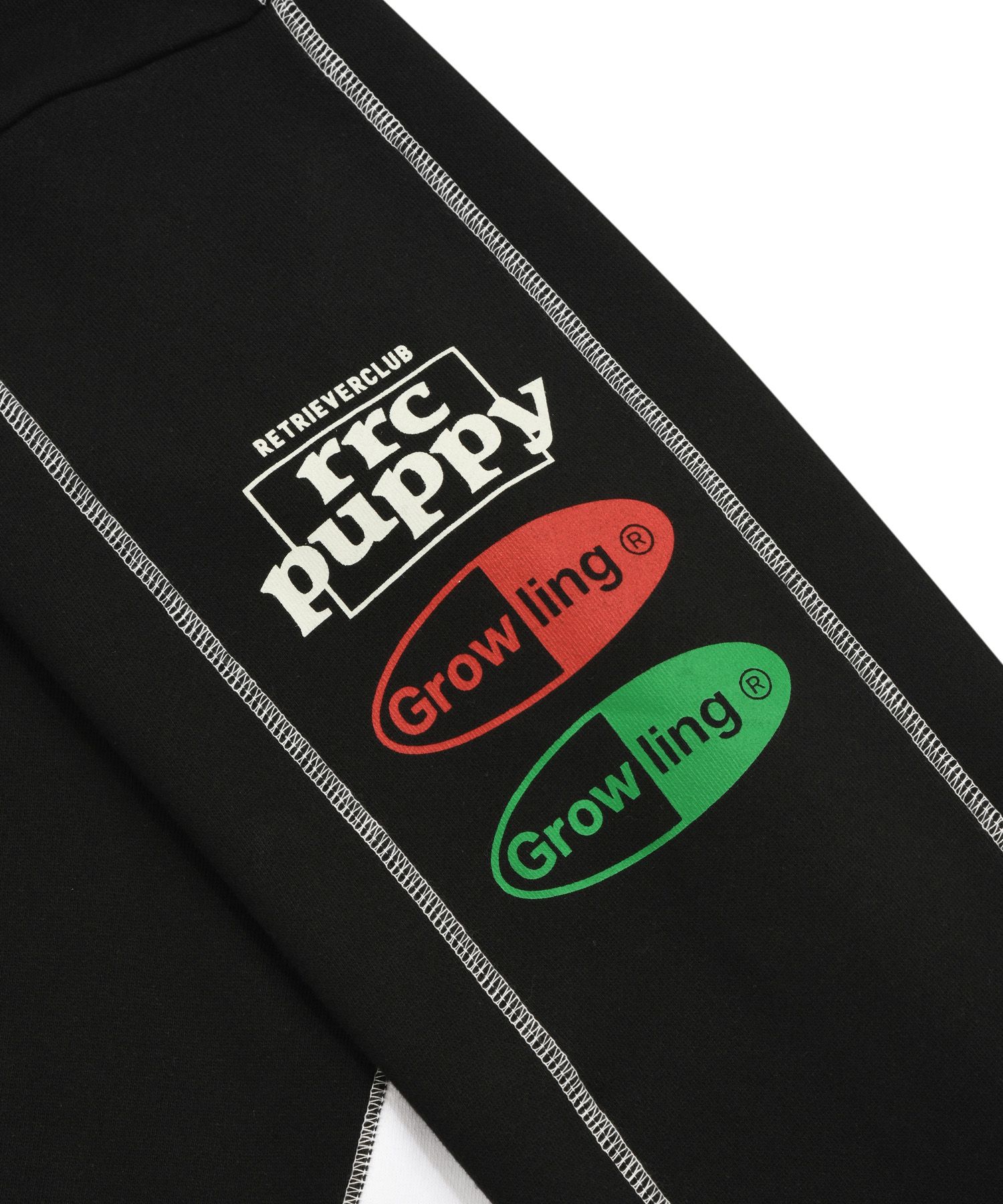 MUSINSA公式 | RETRIEVER CLUB HOWLING SOCCER CREWNECK [BLACK]