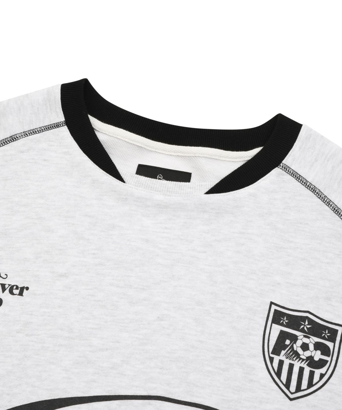 리트리버클럽(RETRIEVER CLUB) HOWLING SOCCER CREWNECK [MELANGE GRAY]