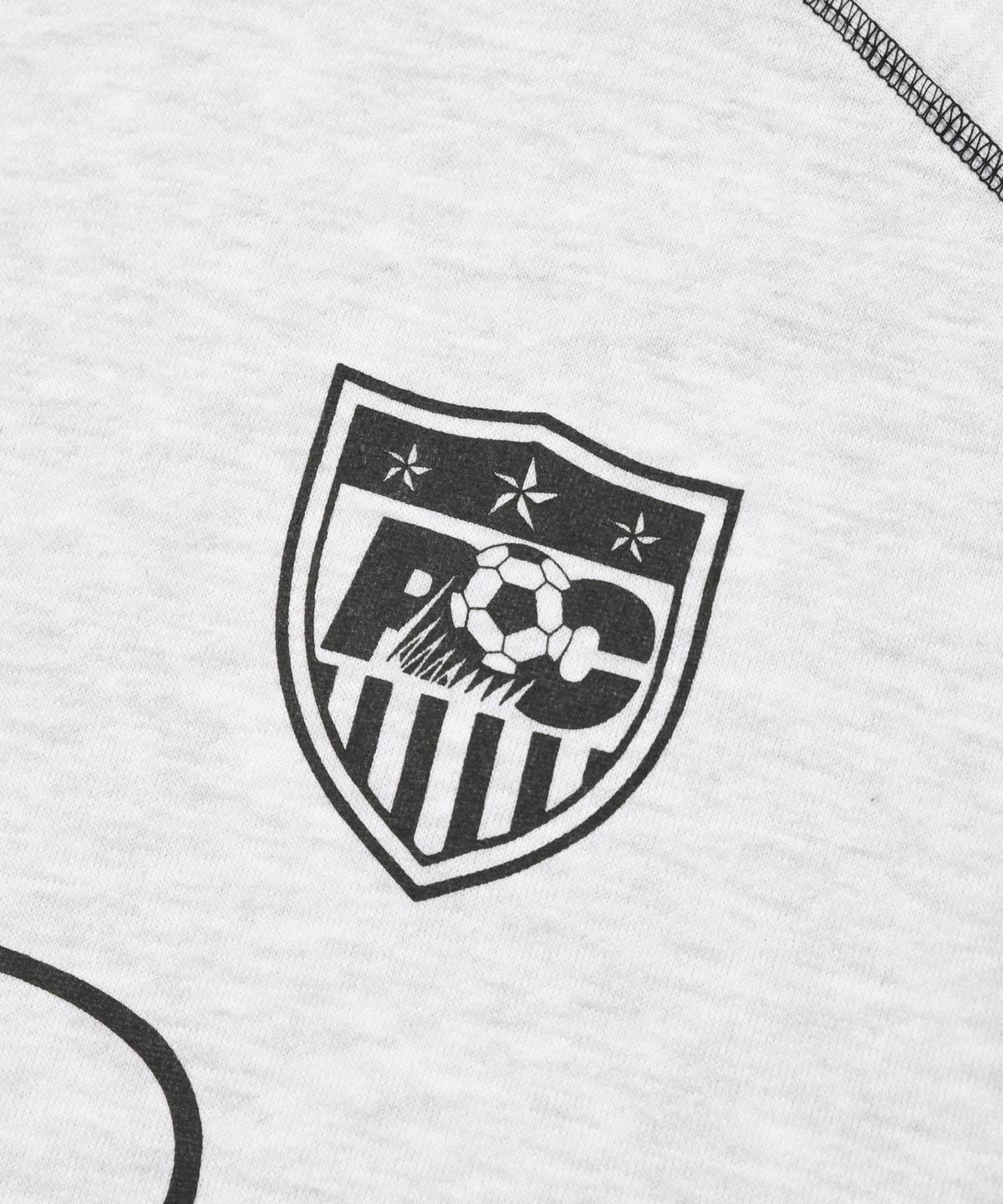 리트리버클럽(RETRIEVER CLUB) HOWLING SOCCER CREWNECK [MELANGE GRAY]