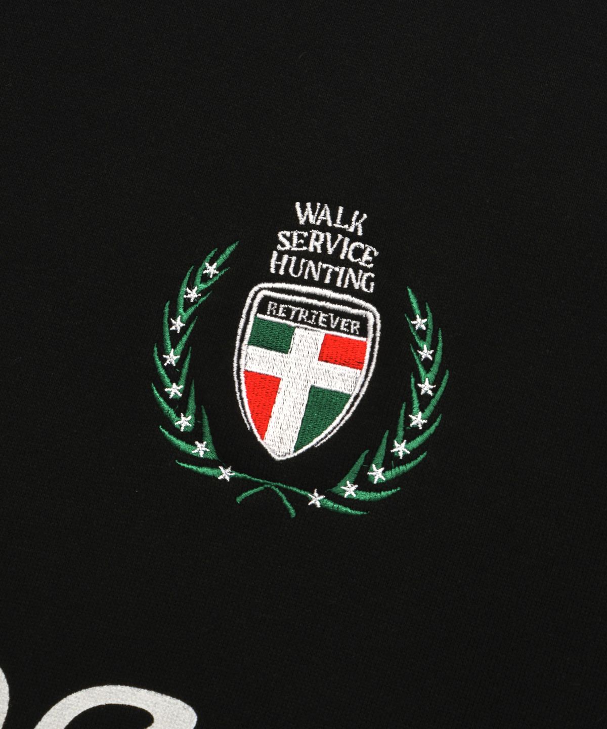 리트리버클럽(RETRIEVER CLUB) CLASSIC SOCCER CREWNECK [BLACK]