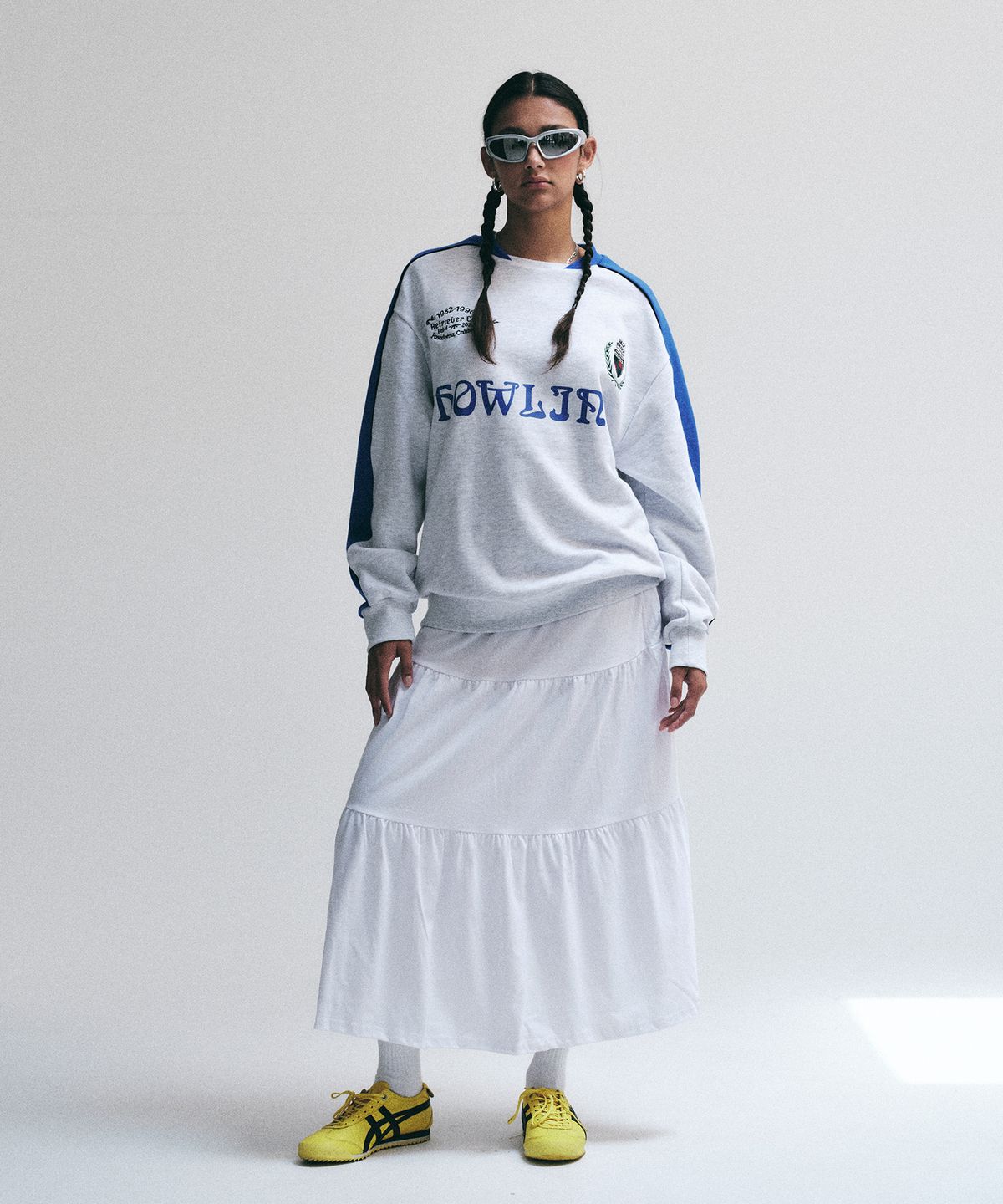 리트리버클럽(RETRIEVER CLUB) CLASSIC SOCCER CREWNECK [MELANGE GRAY]