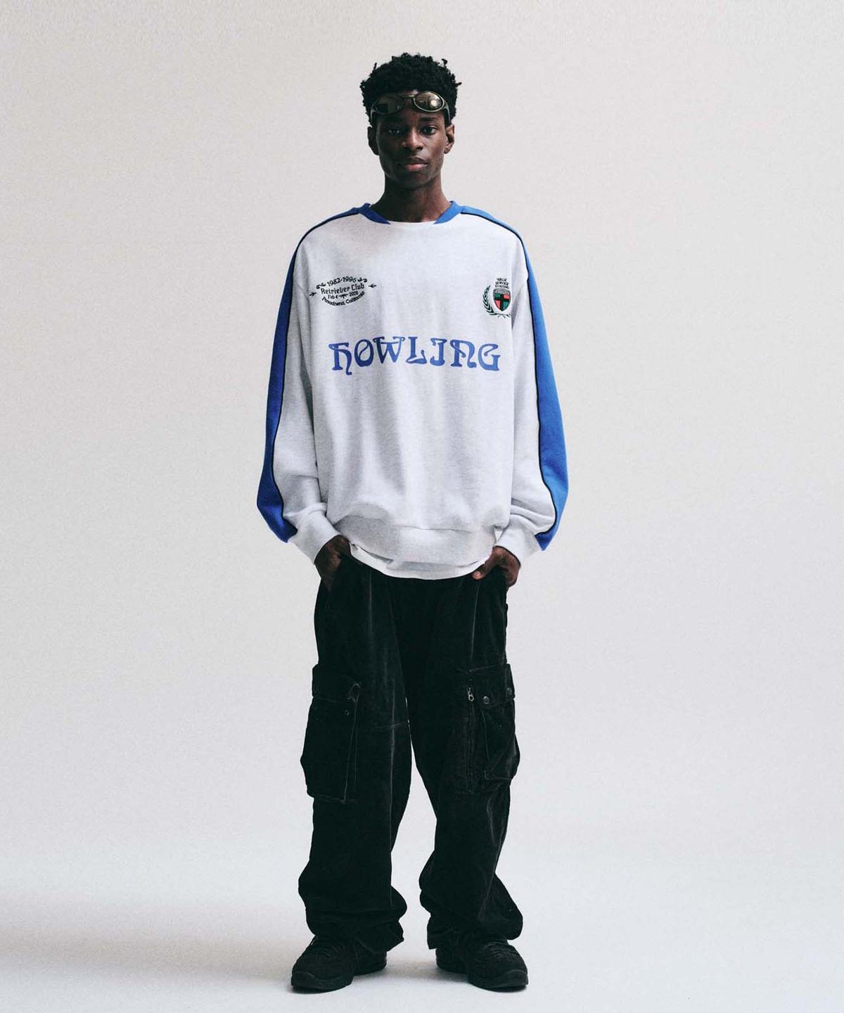 리트리버클럽(RETRIEVER CLUB) CLASSIC SOCCER CREWNECK [MELANGE GRAY]