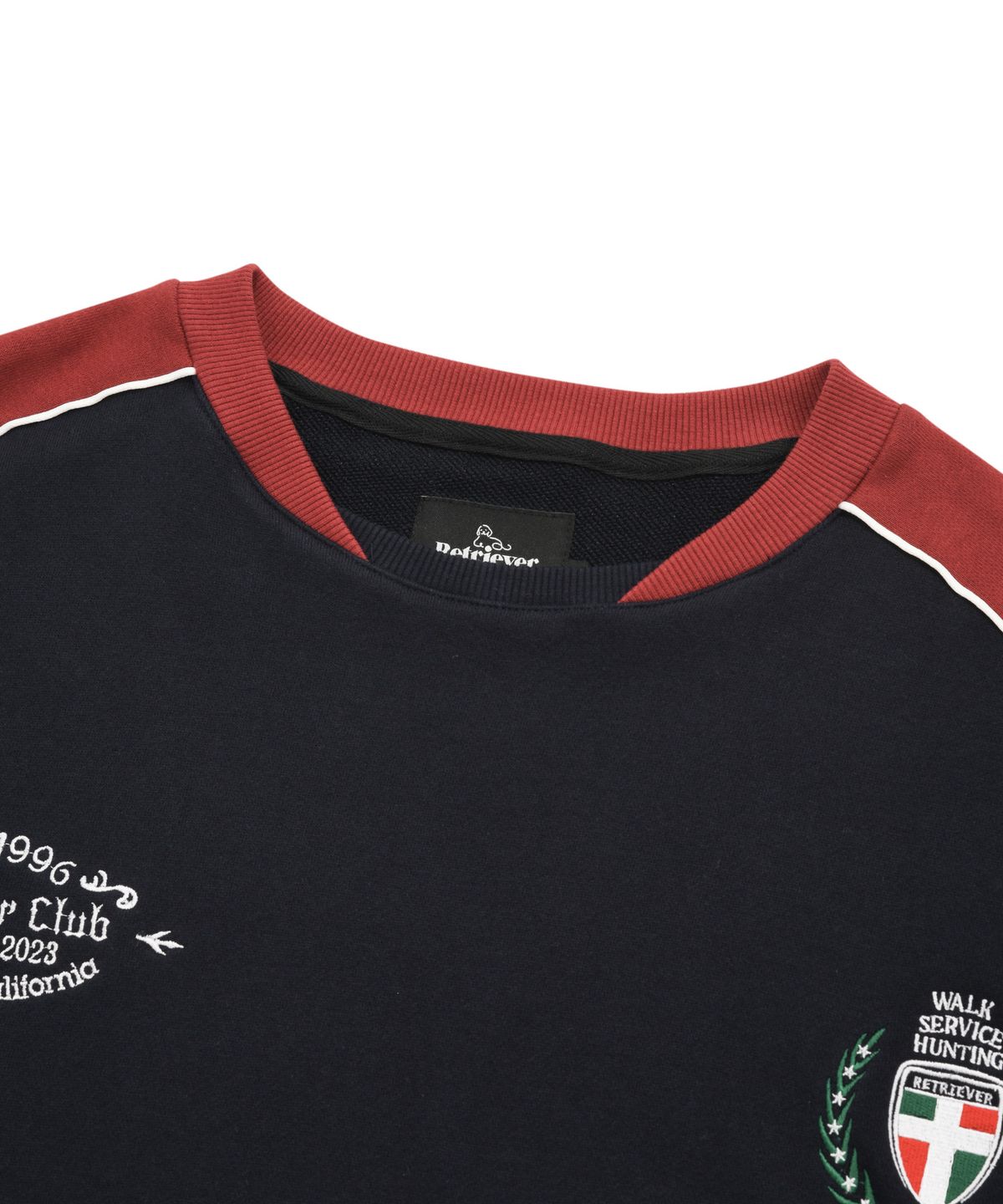 리트리버클럽(RETRIEVER CLUB) CLASSIC SOCCER CREWNECK [NAVY]