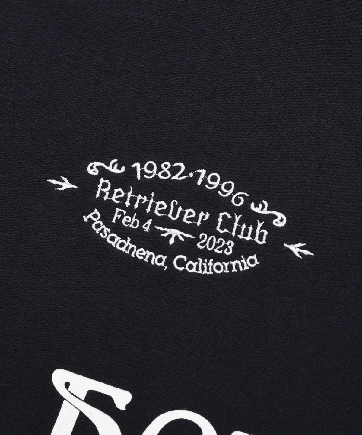 리트리버클럽(RETRIEVER CLUB) CLASSIC SOCCER CREWNECK [NAVY]