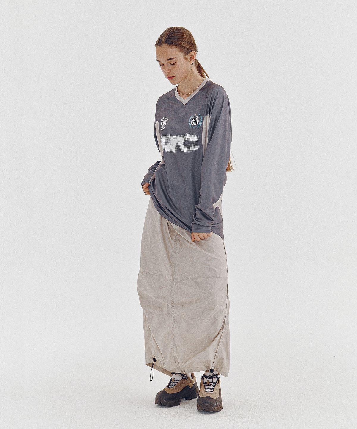 리트리버클럽(RETRIEVER CLUB) RRC SOCCER JERSEY [GRAY]