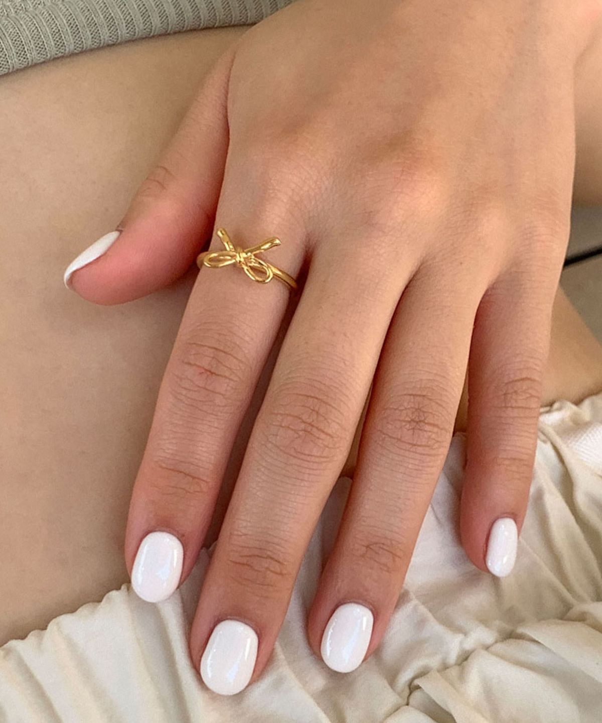 잇더즌매터(IT DOESN'T MATTER) Teeny ribbon ring (Gold)
