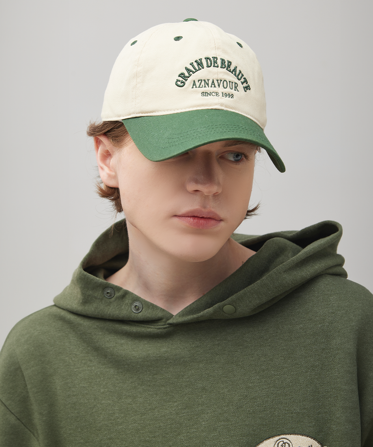 그랭드보떼(GRAIN DE BEAUTE) Signature 1992 Ball Cap [Green]