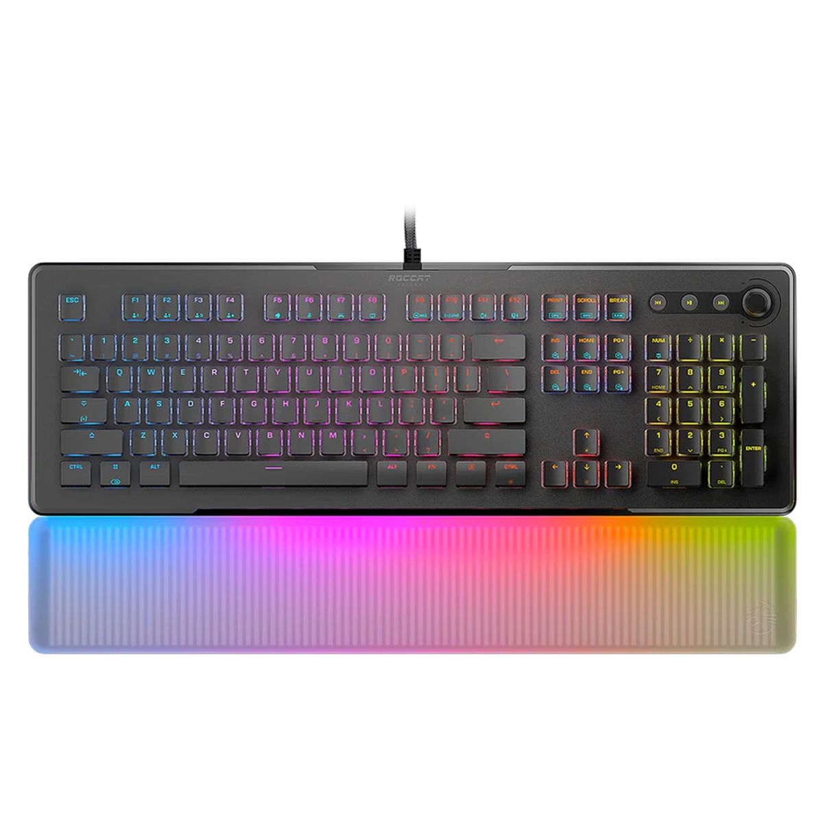 로캣(ROCCAT) 벌칸2 맥스 Vulcan II Max 게이밍 키보드 Black (적축/한글 자판)