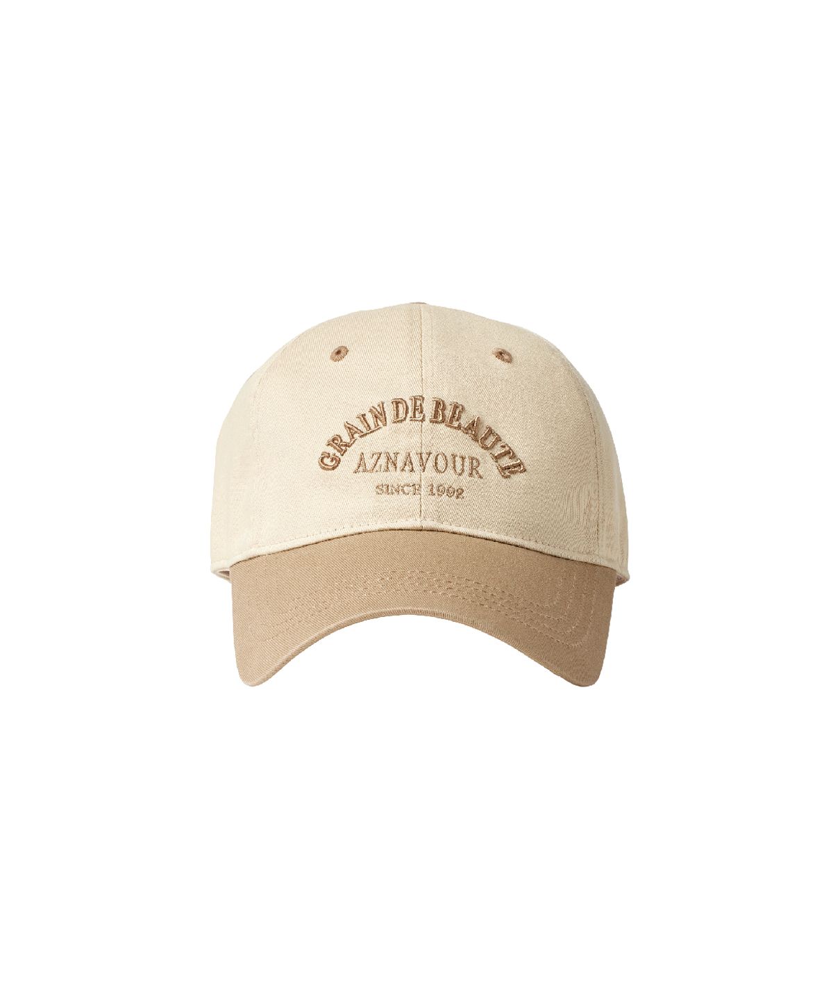 그랭드보떼(GRAIN DE BEAUTE) Signature 1992 Ball Cap [Dark Beige]
