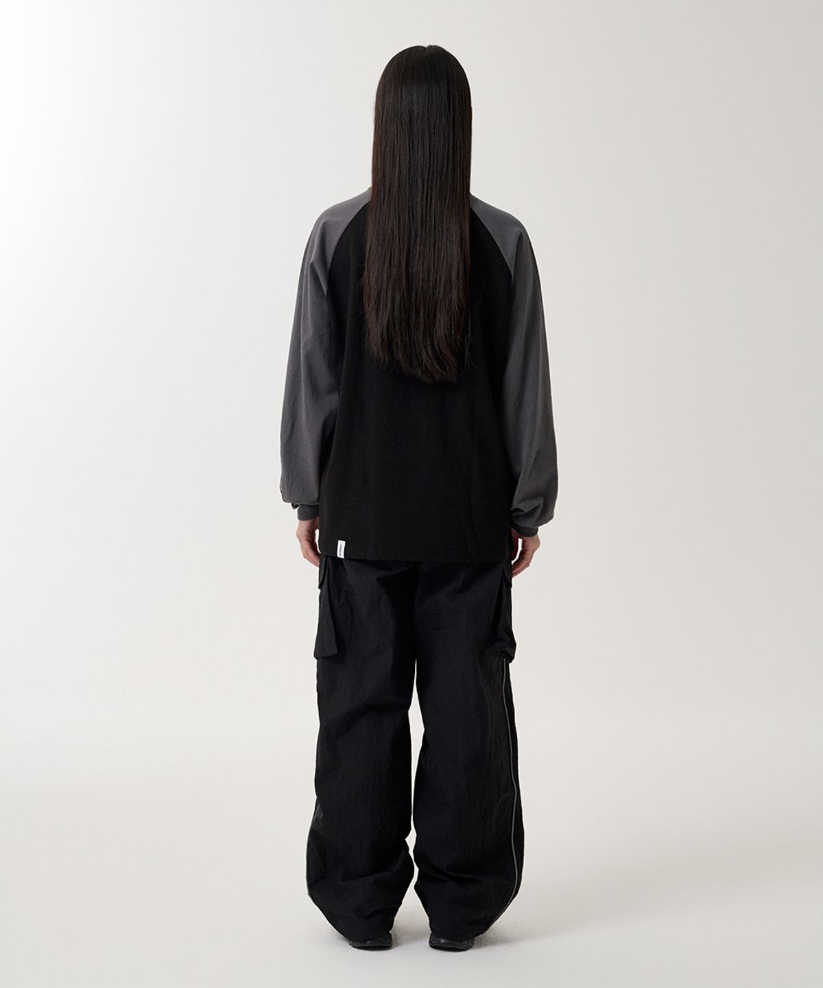 마하그리드(MAHAGRID) INTERNATIONAL RAGLAN LS TEE BLACK(MG2DFMT561A)