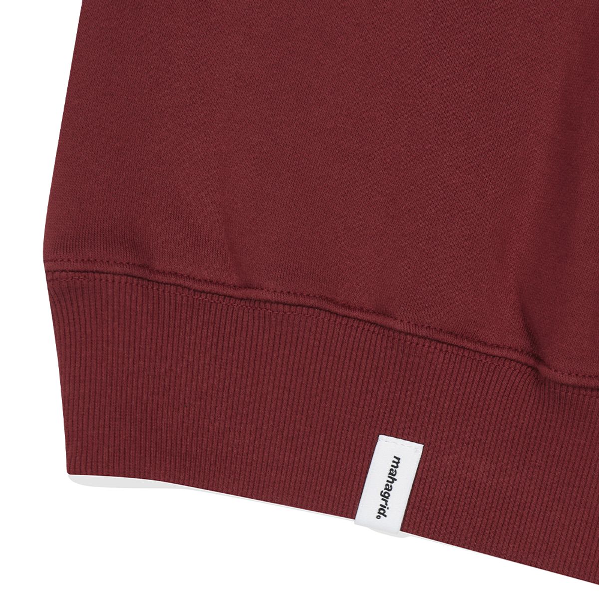 마하그리드(MAHAGRID) POSTER SWEATSHIRT BURGUNDY(MG2DFMM446A)