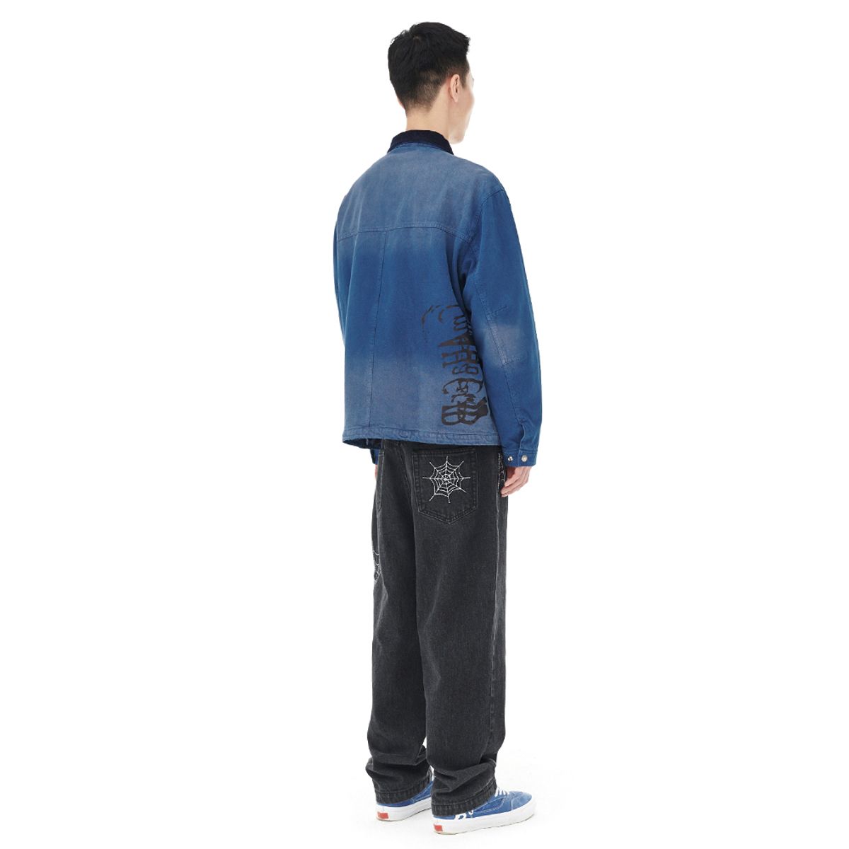 마하그리드(MAHAGRID) WASHED WORK JACKET NAVY(MG2DFMJ244A)