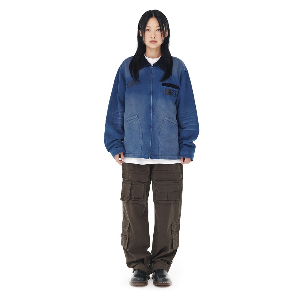 ★mahagrid★WASHED WORK JACKET WASHED WORK JACKET - mahagrid | 60% - Asian Fashion Online Store