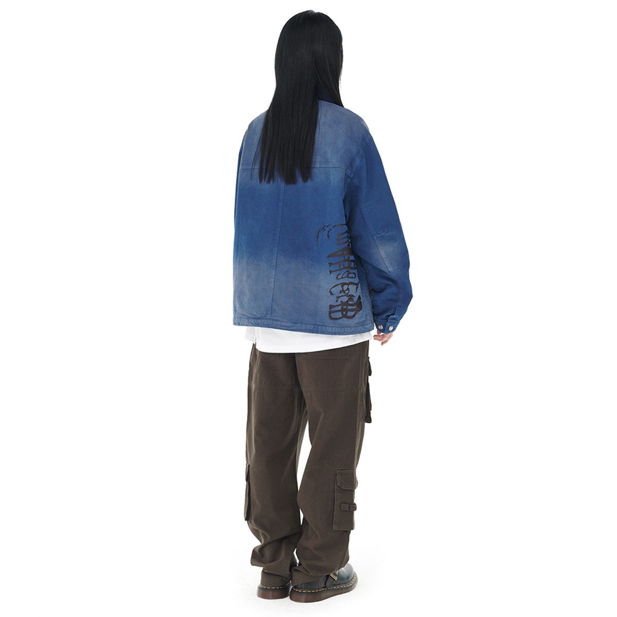 마하그리드(MAHAGRID) WASHED WORK JACKET NAVY(MG2DFMJ244A)