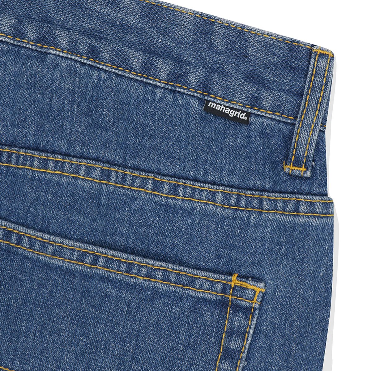 마하그리드(MAHAGRID) BULLET MARK DENIM PANT BLUE(MG2DFMD110A)