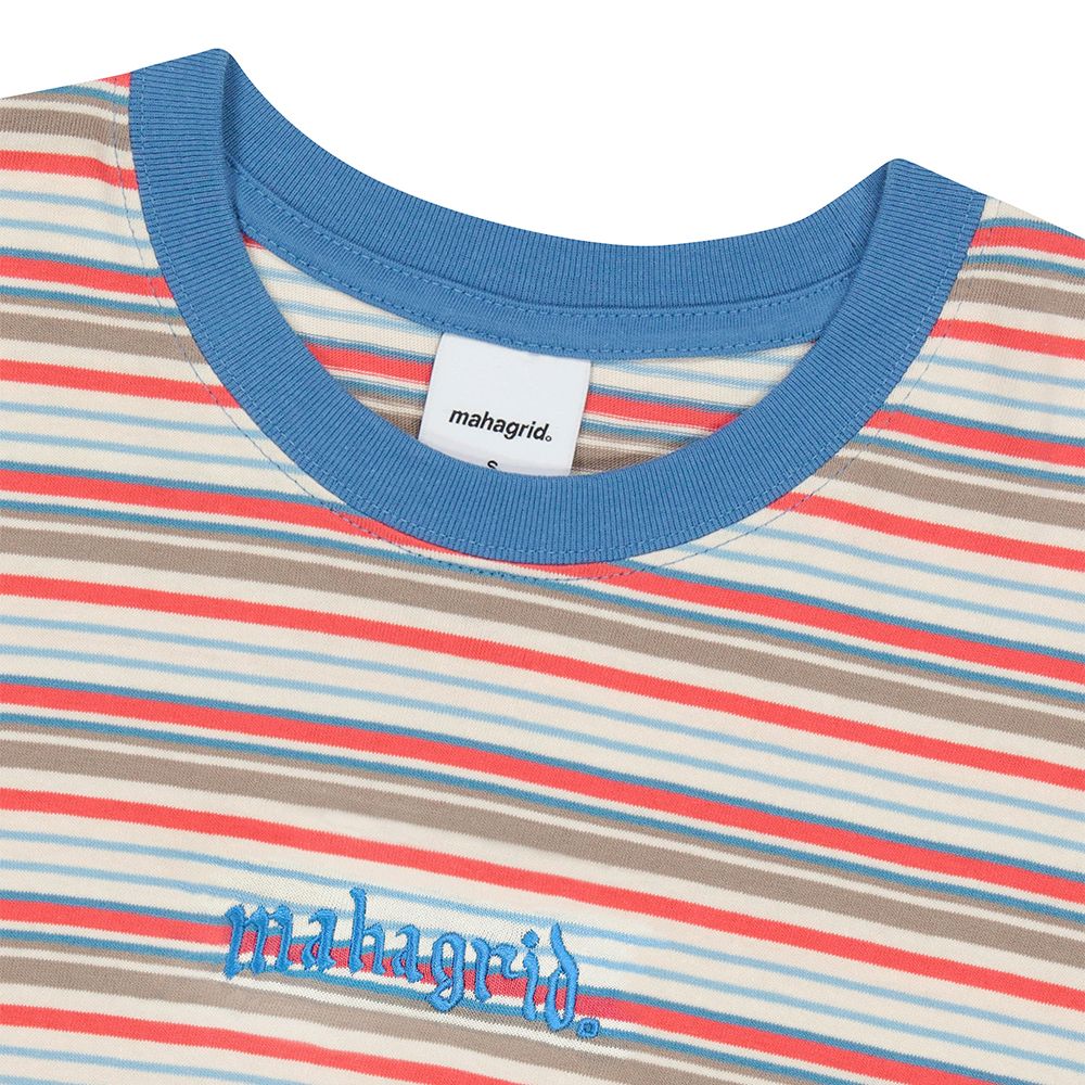 【mahagrid】OL LOGO STRIPED LS TEE MUSINSA | MAHAGRID GOTHIC ARCH LOGO STRIPED LS TEE BEIGE
