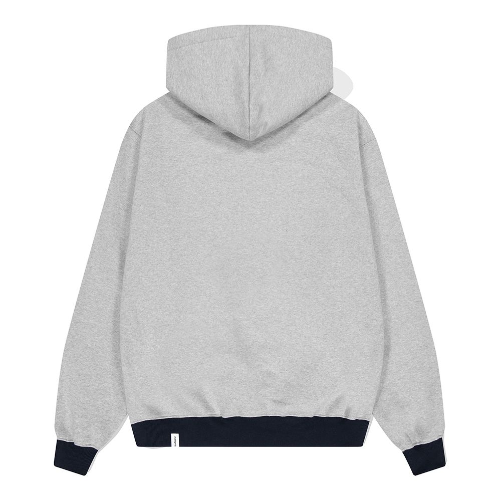 【mahagrid】23FW★ BASEBALL SIGN HOODIE BASEBALL SIGN HOODIE[GREY] - MAHAGRID