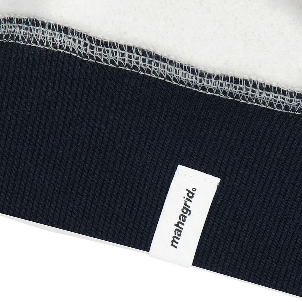 MUSINSA | MAHAGRID BASEBALL SIGN HOODIE GREY(MG2DFMM418A)