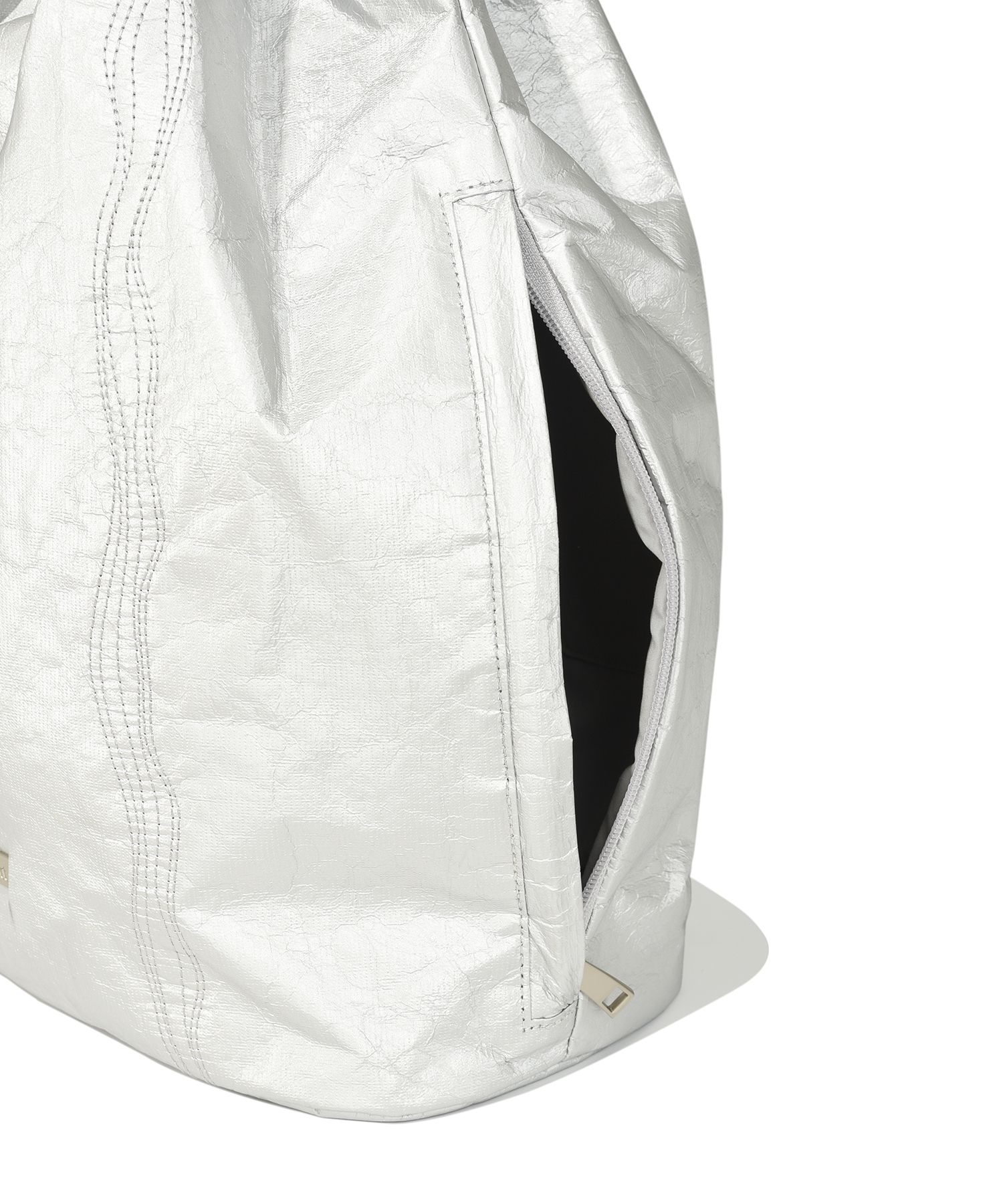 MUSINSA | FALLETT 2WAY Sling Bag Silver
