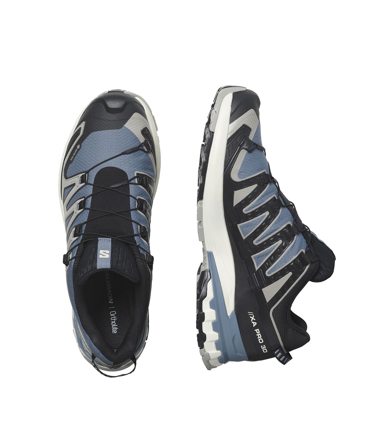 살로몬(SALOMON) XA 프로 3D V9 GTX - 플린트 스톤:블랙:고스트 그레이 / L47270600
